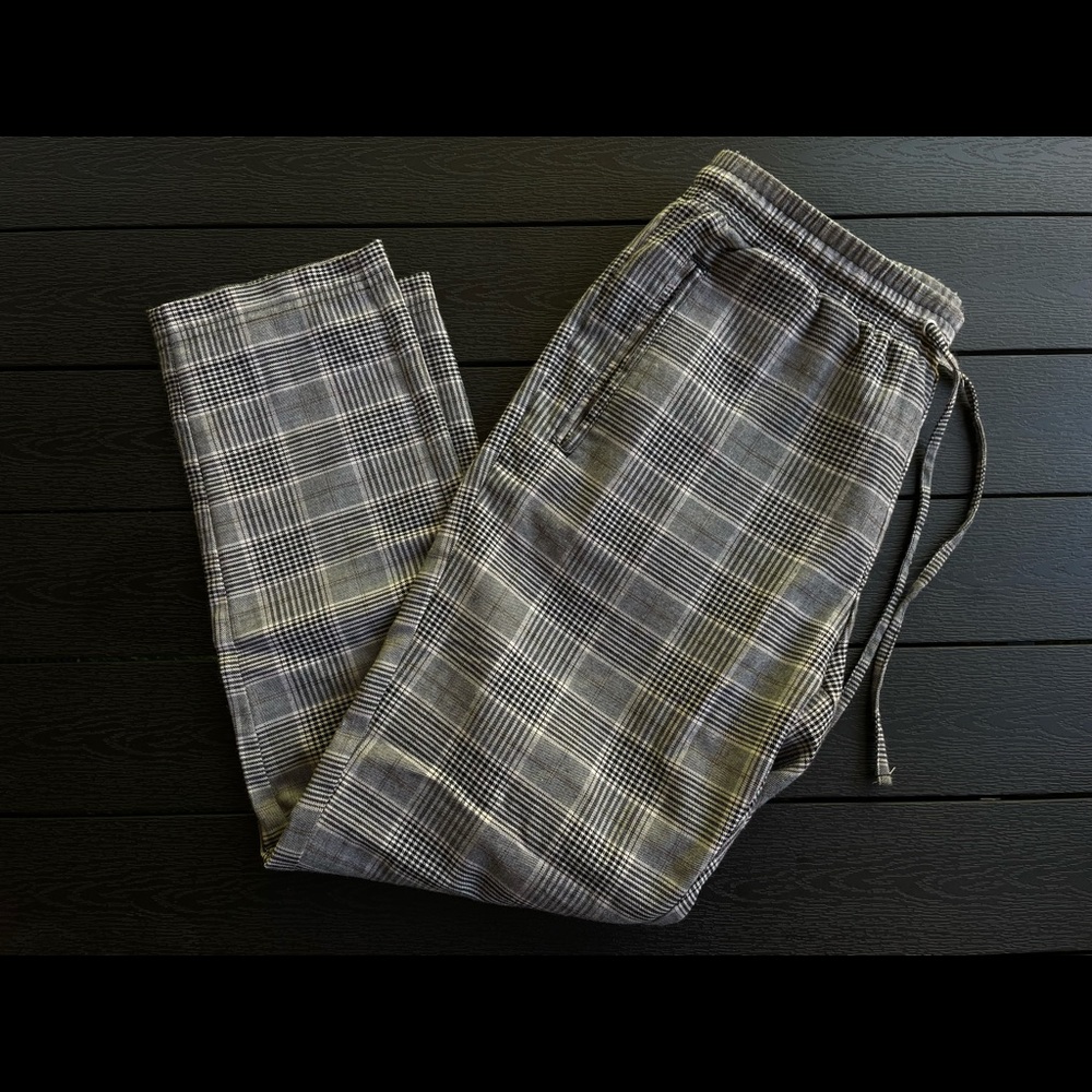 Forever 21 Checkered Pants w/ string